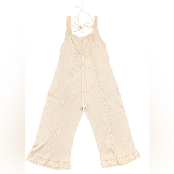 NWT__Free People Tan 100% Cotton Overalls__NWT - Picture 4 of 13
